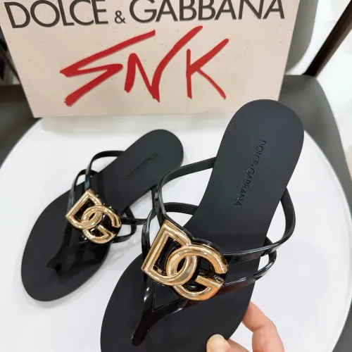 Replica Dolce & Gabbana D&G Slippers For Women #1461742 $56.00 USD for Wholesale