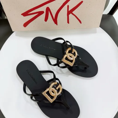 Replica Dolce & Gabbana D&G Slippers For Women #1461742 $56.00 USD for Wholesale
