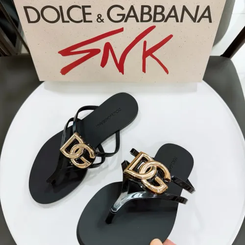 Replica Dolce & Gabbana D&G Slippers For Women #1461742 $56.00 USD for Wholesale