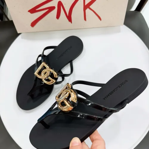 Replica Dolce & Gabbana D&G Slippers For Women #1461742 $56.00 USD for Wholesale
