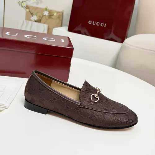 Replica Gucci Oxfords Shoes For Women #1461834 $100.00 USD for Wholesale