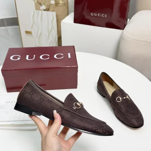 Replica Gucci Oxfords Shoes For Women #1461834 $100.00 USD for Wholesale