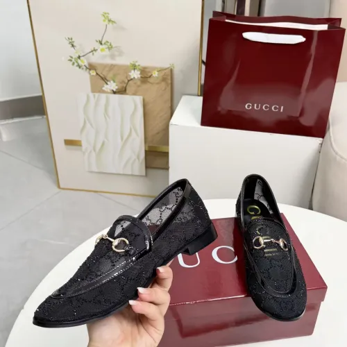 Replica Gucci Oxfords Shoes For Women #1461836 $102.00 USD for Wholesale