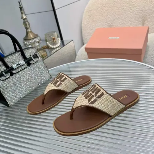 Cheap MIU MIU Slippers For Women #1461847, $$85.00 USD On MIU MIU Slippers