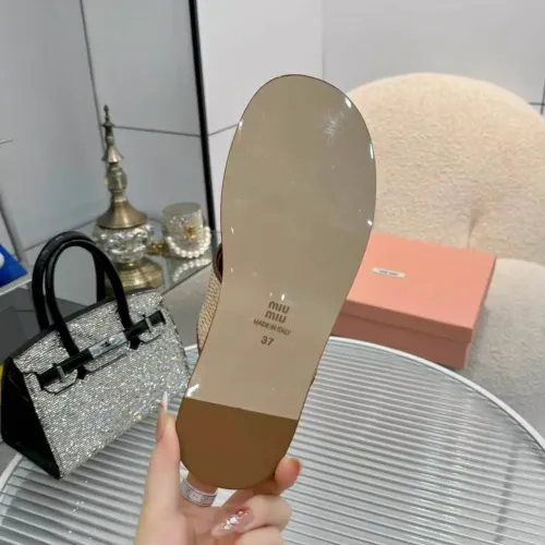 Replica MIU MIU Slippers For Women #1461847 $85.00 USD for Wholesale