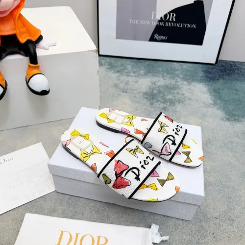 Replica Christian Dior Slippers For Women #1461853 $76.00 USD for Wholesale