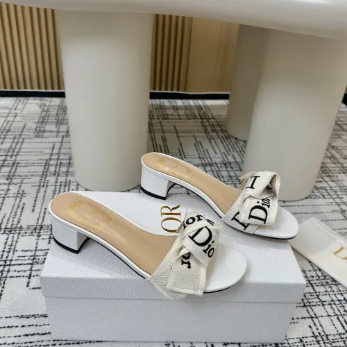 Replica Christian Dior Slippers For Women #1461863 $88.00 USD for Wholesale