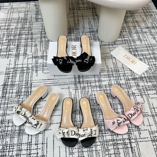 Replica Christian Dior Slippers For Women #1461866 $88.00 USD for Wholesale