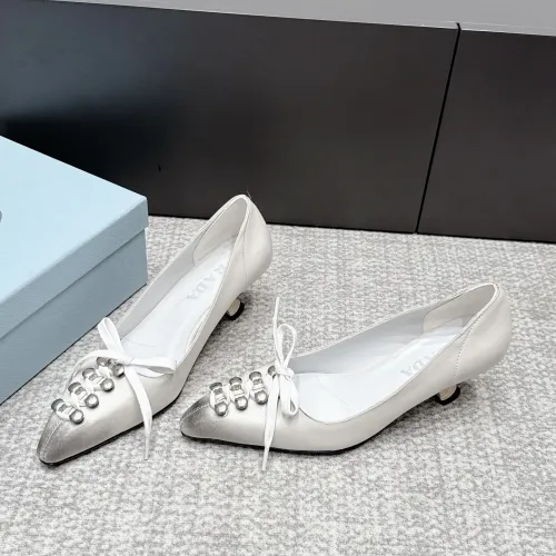 Cheap Prada High-heeled Shoes For Women #1461906, $$108.00 USD On Prada High-heeled Shoes