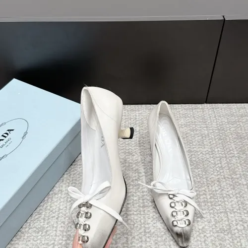 Replica Prada High-heeled Shoes For Women #1461906 $108.00 USD for Wholesale