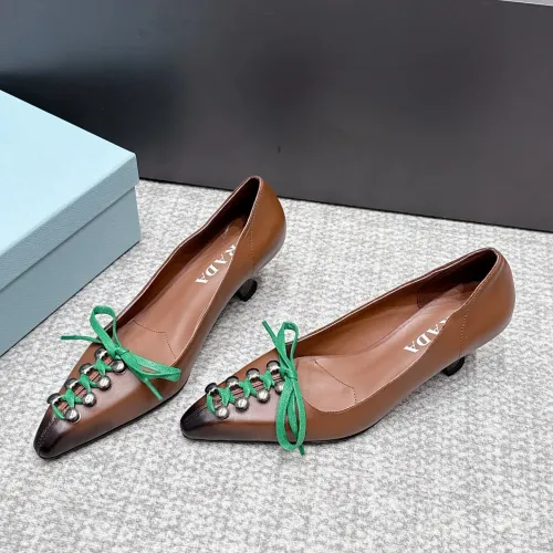 Cheap Prada High-heeled Shoes For Women #1461907, $$108.00 USD On Prada High-heeled Shoes