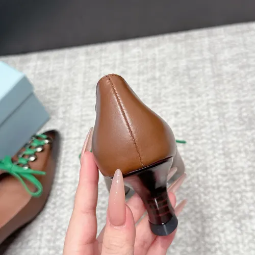 Replica Prada High-heeled Shoes For Women #1461907 $108.00 USD for Wholesale