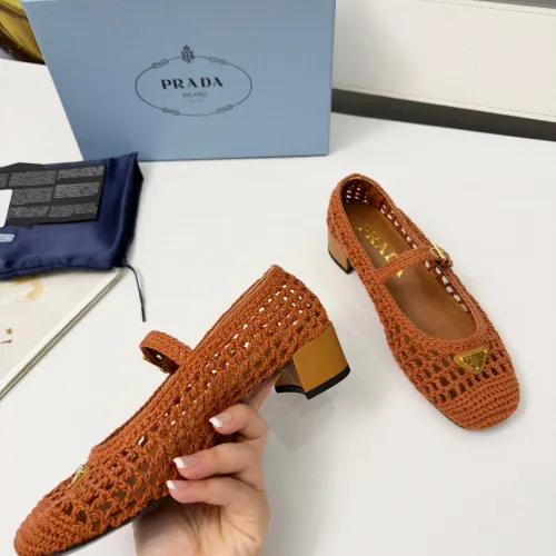 Replica Prada High-heeled Shoes For Women #1461922 $122.00 USD for Wholesale