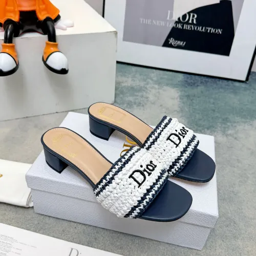 Replica Christian Dior Slippers For Women #1462002 $98.00 USD for Wholesale