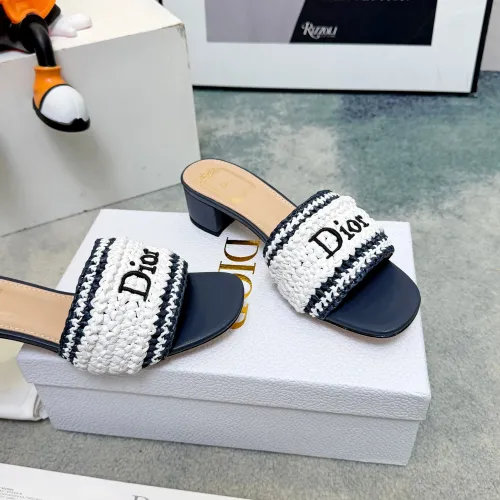 Replica Christian Dior Slippers For Women #1462002 $98.00 USD for Wholesale