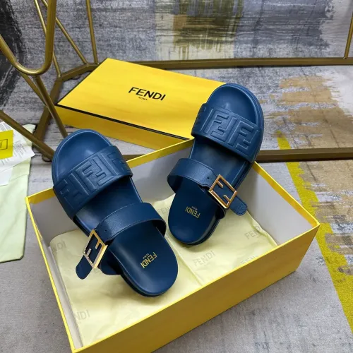 Replica Fendi Slippers For Women #1462069 $82.00 USD for Wholesale