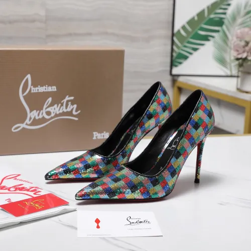 Cheap Christian Louboutin High-heeled shoes For Women #1462177, $$112.00 USD On Christian Louboutin High-heeled shoes
