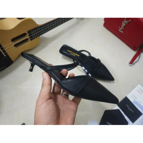 Replica Yves Saint Laurent YSL Slippers For Women #1462236 $100.00 USD for Wholesale