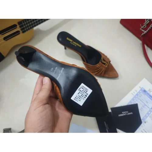 Replica Yves Saint Laurent YSL Slippers For Women #1462240 $98.00 USD for Wholesale