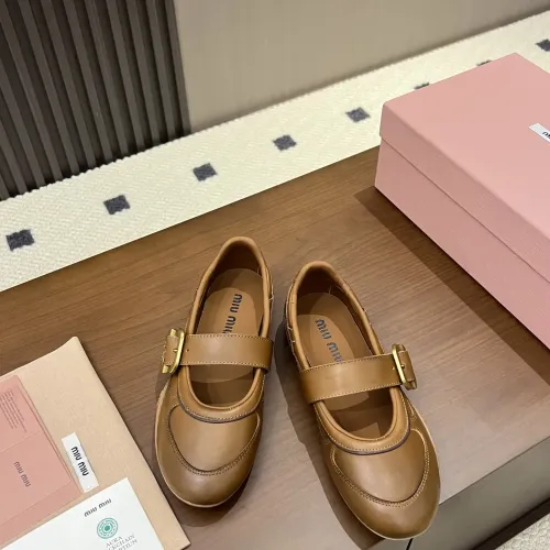 Replica MIU MIU Flat Shoes For Women #1462307 $100.00 USD for Wholesale