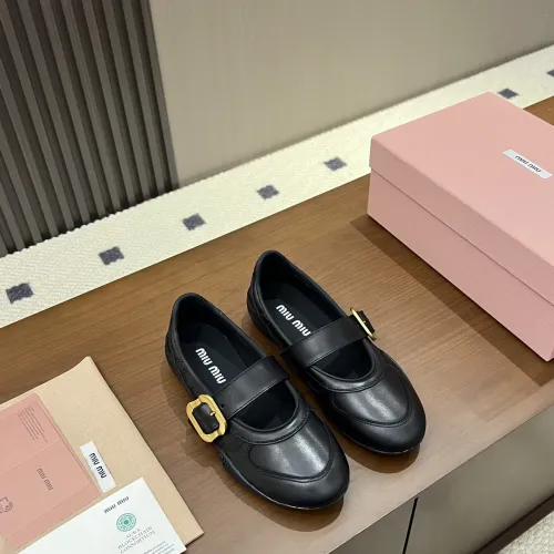 Replica MIU MIU Flat Shoes For Women #1462308 $100.00 USD for Wholesale