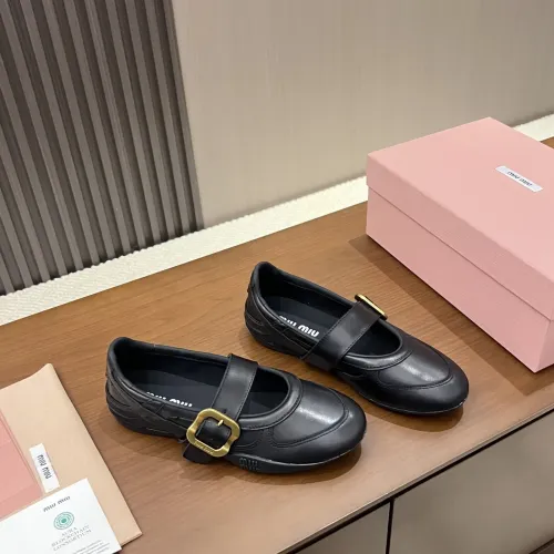 Replica MIU MIU Flat Shoes For Women #1462308 $100.00 USD for Wholesale