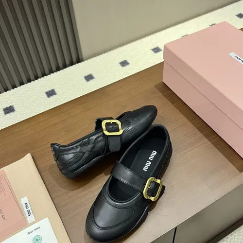 Replica MIU MIU Flat Shoes For Women #1462308 $100.00 USD for Wholesale