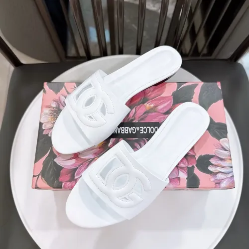 Replica Dolce & Gabbana D&G Slippers For Women #1462325 $64.00 USD for Wholesale