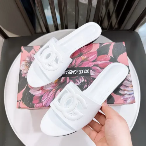 Replica Dolce & Gabbana D&G Slippers For Women #1462325 $64.00 USD for Wholesale