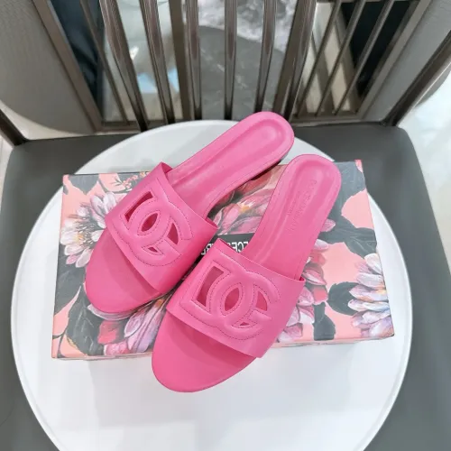 Replica Dolce & Gabbana D&G Slippers For Women #1462327 $64.00 USD for Wholesale
