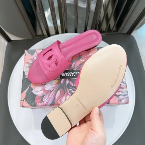 Replica Dolce & Gabbana D&G Slippers For Women #1462327 $64.00 USD for Wholesale