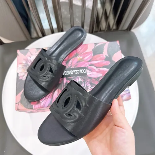 Cheap Dolce &amp; Gabbana D&amp;G Slippers For Women #1462329, $$64.00 USD On Dolce &amp; Gabbana D&amp;G Slippers