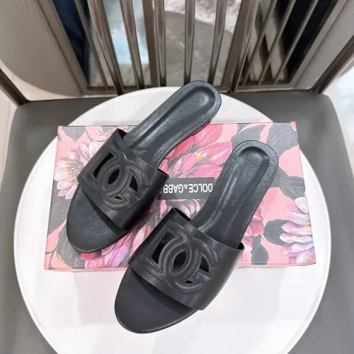 Replica Dolce & Gabbana D&G Slippers For Women #1462329 $64.00 USD for Wholesale