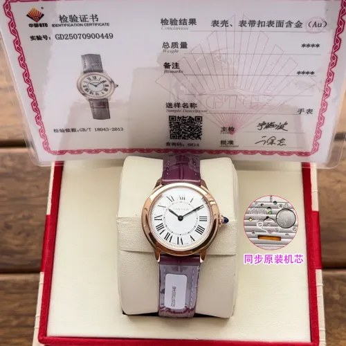 Cheap Cartier AAA Quality Watches In Rose Gold For Women #1462589, $$340.50 USD On Cartier AAA Quality Watches