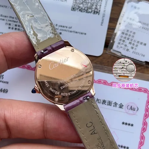 Replica Cartier AAA Quality Watches In Rose Gold For Women #1462589 $340.50 USD for Wholesale
