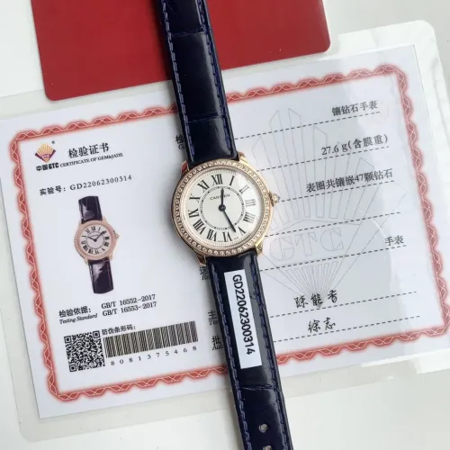 Replica Cartier AAA Quality Watches In Gold For Women #1462595 $423.14 USD for Wholesale