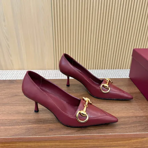 Replica Gucci High-Heeled Shoes For Women #1462655 $100.00 USD for Wholesale