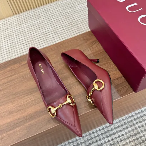 Replica Gucci High-Heeled Shoes For Women #1462655 $100.00 USD for Wholesale