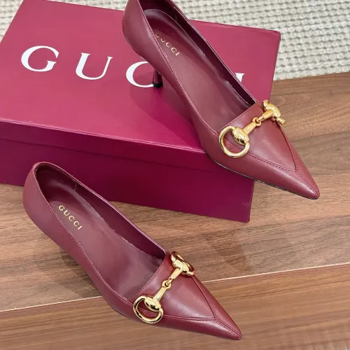 Replica Gucci High-Heeled Shoes For Women #1462655 $100.00 USD for Wholesale