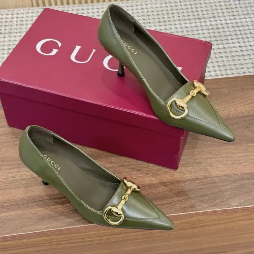 Replica Gucci High-Heeled Shoes For Women #1462657 $100.00 USD for Wholesale