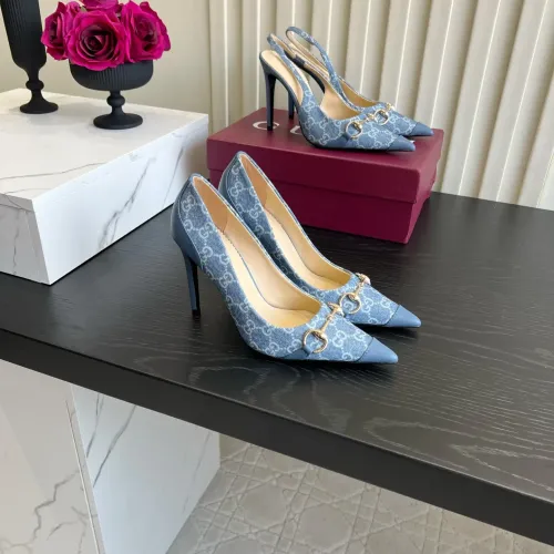 Cheap Gucci High-Heeled Shoes For Women #1462661, $$112.00 USD On Gucci High-Heeled Shoes