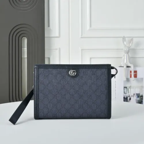 Cheap Gucci AAA Man Pouches #1462765, $$64.00 USD On Gucci AAA Man Wallets