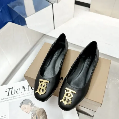 Replica Burberry Flat Shoes For Women #1462851 $85.00 USD for Wholesale