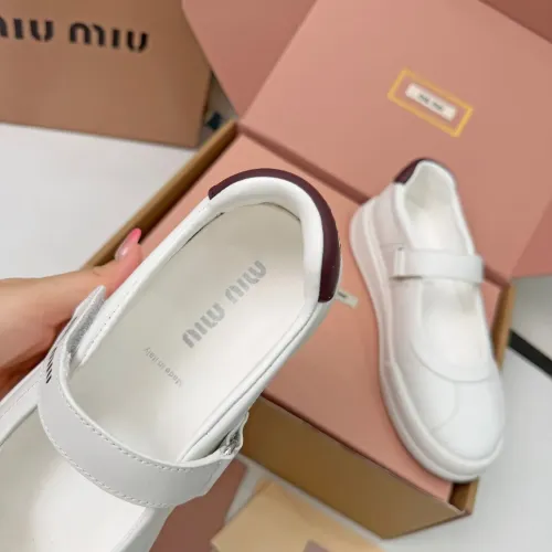 Replica MIU MIU Flat Shoes For Women #1462894 $92.00 USD for Wholesale
