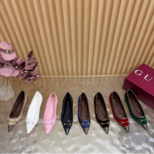 Replica Gucci Flat Shoes For Women #1462945 $122.00 USD for Wholesale
