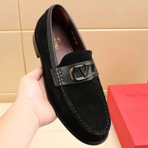 Replica Valentino Leather Shoes For Men #1463085 $85.00 USD for Wholesale