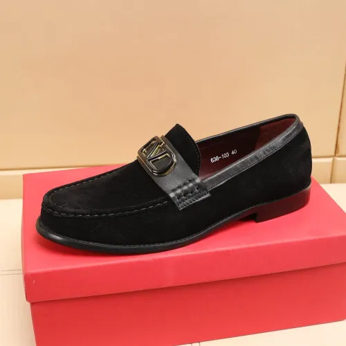 Replica Valentino Leather Shoes For Men #1463085 $85.00 USD for Wholesale