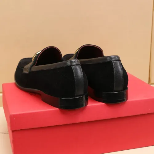 Replica Valentino Leather Shoes For Men #1463085 $85.00 USD for Wholesale