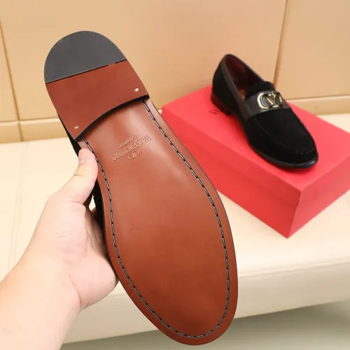 Replica Valentino Leather Shoes For Men #1463085 $85.00 USD for Wholesale