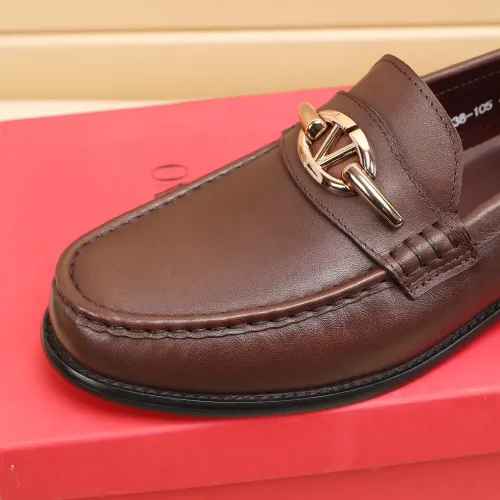 Replica Valentino Leather Shoes For Men #1463086 $85.00 USD for Wholesale